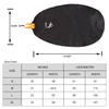 Kayak Cockpit Cover for Sit-in Kayaks - Universal Waterproof & UV Protection, for Transport & Outdoor Storage, Keeps Hatch Hole & Seat Clean view 2