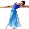 117145401 Ballet Dance Long Sheer Wrap Skirt with Tie Waist for Women Girls view 1