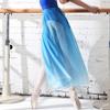 117145401 Ballet Dance Long Sheer Wrap Skirt with Tie Waist for Women Girls view 2