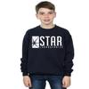 DC Comics Boys The Flash Star Labs Sweatshirt 5-6 Years Navy Blue view 1