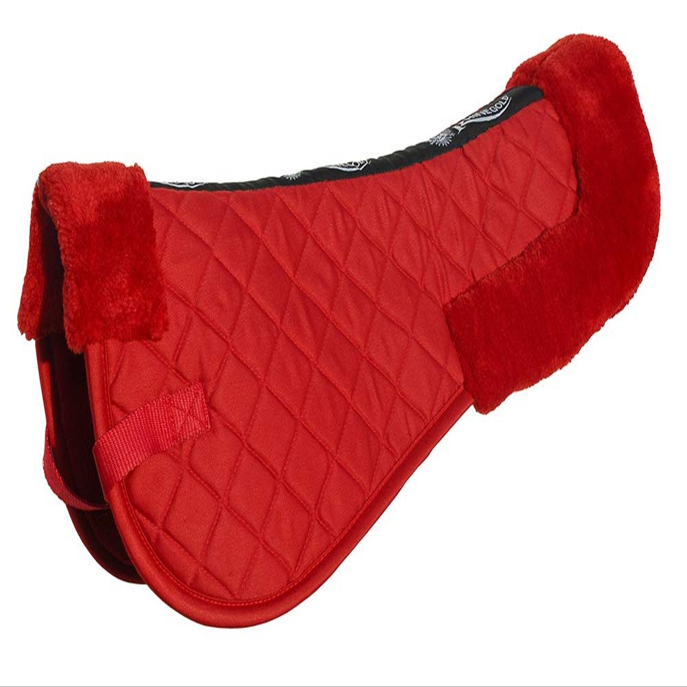 Rhinegold Comfort Saddle Pad-Full-Red