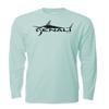 Denali Performance Mens UPF 50+ ProtectUV Mega Solar Long Sleeve T-Shirt with Denali Marlin Logo view 1