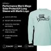 Denali Performance Mens UPF 50+ ProtectUV Mega Solar Long Sleeve T-Shirt with Denali Sailfish Logo view 4
