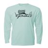 Denali Performance Mens UPF 50+ ProtectUV Mega Solar Long Sleeve T-Shirt with Denali Sailfish Logo view 1