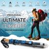 Equipeak Collapsible Folding Hiking & Trekking Sticks - 7075 Aluminum Lightweight Foldable Hiking Poles with Cork Grip & Foam Handle, Travel Trekking Poles for Balance Support for Seniors, Women & Men view 4