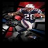 buyartforless Framed Corey Dillon Action New England Patriots 34x22.5 Sports Art Print Poster Football Running Back 2005 view 2