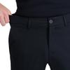 Haggar Men's Premium No Iron Khaki Straight Fit & Slim Fit Flat Front Casual Pant, Solid Black, 36W x 34L view 4