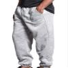 VICTORIOUS Men's Elastic Cuff Fleece Sweatpants - HILLSP - Light Grey - Large - GG1H view 2