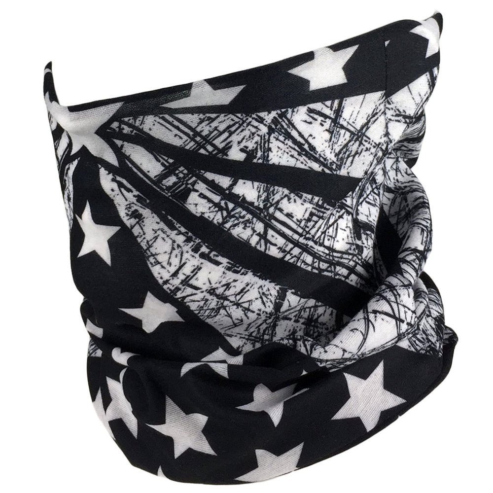 GOT Headband American Flag Face Mask - Sun Wind Dust Protection Reusable Mask for Men & Women - Works as Neck Gaiter, Headwear, Balaclava - Ski ATV Riding Mask (American Flag)