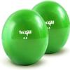 Yes4All Soft Weighted Toning Ball Smooth 4lb Pair (4lbs x2) - Green view 3
