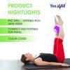 Yes4All Soft Weighted Toning Ball Smooth 4lb Pair (4lbs x2) - Green view 4