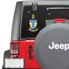 Alpha Tau Omega ATO Large Greek Color Crest Decal - Up to 12 Inch Tall view 1