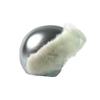 Coolcasc Exclusive Silver with White Fur - Multisport Helmet Cover view 1