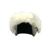 Coolcasc Exclusive Silver with White Fur - Multisport Helmet Cover view 2