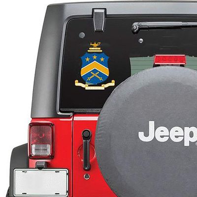 Pi Kappa Phi PI PHI Large Greek Color Crest Decal - Up to 12 Inch Tall