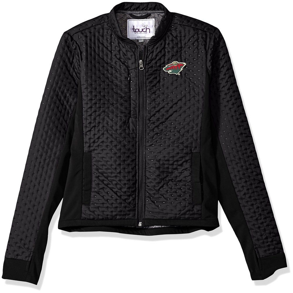 Touch by Alyssa Milano Adult Women NHL Minnesota Wild, Small, Black