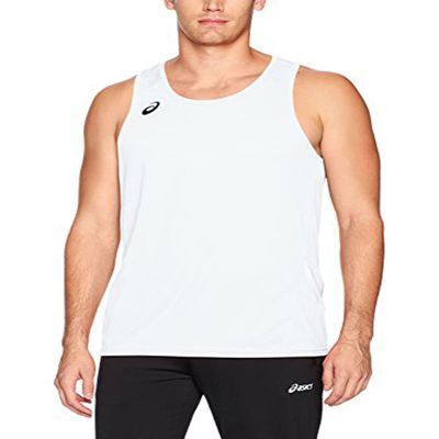 ASICS Team Sweep Singlet, White/White, 3X-Large