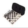 Deluxe Chess Set Combination - Triple Weighted - by US Chess Federation (Black) view 1