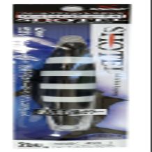shaut! Metal Jig Shortel 8.8 oz (250 g), Grout Dot Black Zebra #59 140SO Lure