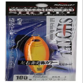 shaut! Metal Jig Shortel 3.5 oz (100 g), Gold Sunset #54 136SO Lure