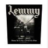 Motorhead Back Patch Lemmy Born to Lose Lived to Win Official Black 36Cm X 29Cm Size One Size view 1