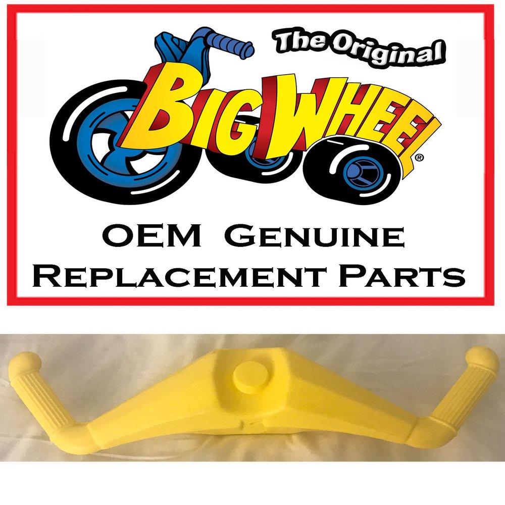 Yellow HANDLEBARS for The Original Big Wheel HOT CYCLE, Original Replacement Parts
