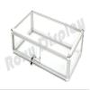 ROXYDISPLAY (SC-KDFLAT+SC-PYLED) Counter TOP Glass CASE with one Free LED Light, Standard Aluminum framing,with Front Lock view 2