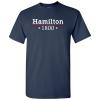 Alexander Hamilton 1800 - Funny Adult History Quote Cotton T-Shirt - 2X-Large - Navy view 1