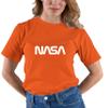 Go All Out XX-Large Orange Adult NASA Worm Logo T-Shirt view 4