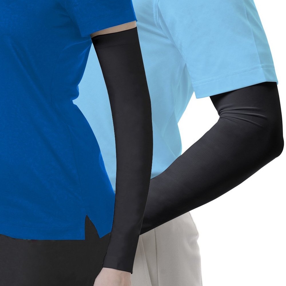 Monterey Club Perfomance Dry Swing Ice Silky Armsleeves #AR03 (Black, Small)