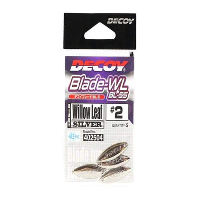 Decoy BL-5S Willow Blade Silver Size 2 x 5 Pieces (2504)