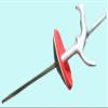 Practice Foil Weapon with Pistol Grip (for Children #0, Left) view 1