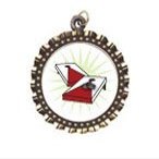 Cornhole Neck Medal (RB164, SILVER)