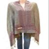 Flyingeagle Trade Double Side and Double Layered Reversible Pashmina Woven Shawl Scarf for Women (Silver Grey) view 2