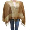 Flyingeagle Trade Double Side and Double Layered Reversible Pashmina Woven Shawl Scarf for Women (Beige) view 2
