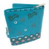 Shag Wear Mermaid Garden Small Zipper Women's Wallet (Teal) view 3
