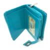 Shag Wear Mermaid Garden Small Zipper Women's Wallet (Teal) view 4