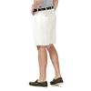 Haggar Men's Cool 18 Pro Classic Fit Stretch Solid Pleat Front Short, white, 34 view 2