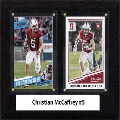6"X8" Christian McCaffrey Stanford Cardinal Two Card Plaque