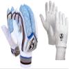 SG Club Batting Gloves Combo (Club Batting Gloves + Club Inner Gloves) - Men view 1