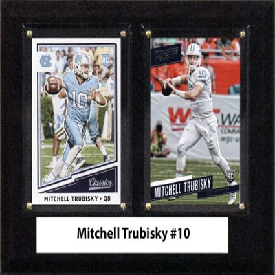 6"X8" Mitchell Trubinsky North Carolina Tar Heels Two Card Plaque