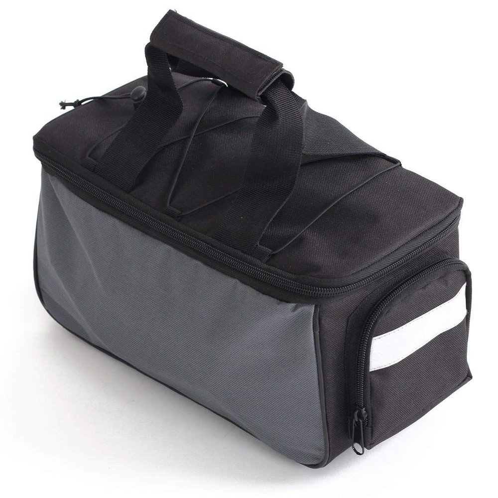 ETC Unisex's Rack Fit Bag, Black/Grey, Medium