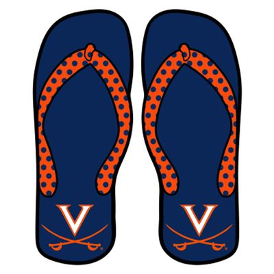 Virginia Decal (V Saber FLIP Flop Decal (4''6''), 4 in)
