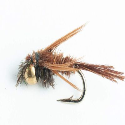 Blue Wing Olive Bead Head Pheasant Tail Nymph Fly (#22)