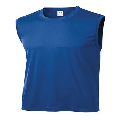 Gravity Threads Mens Sleeveless Moisture Wicking Shirt - True Royal - 3X-Large
