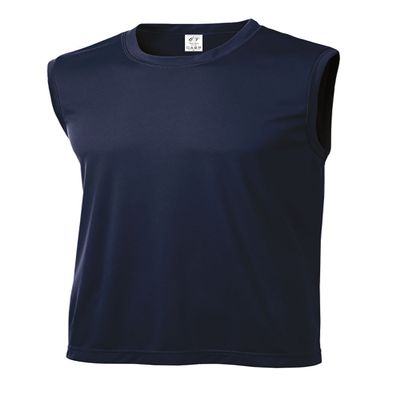 Gravity Threads Mens Sleeveless Moisture Wicking Shirt - True Navy - 3X-Large