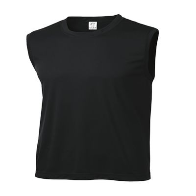 Gravity Threads Mens Sleeveless Moisture Wicking Shirt - Black - 3X-Large