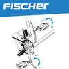 Fischer Adults/Kids Plastic Non-Slip Pedals  Black, One Size view 2