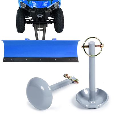 ECOTRIC Pair of Replacement Snow Plow Shoe Skid Snowplow Compatible with Most ATV UTV (5/8" Shaft Size)