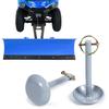 ECOTRIC Pair of Replacement Snow Plow Shoe Skid Snowplow Compatible with Most ATV UTV (5/8" Shaft Size) view 1